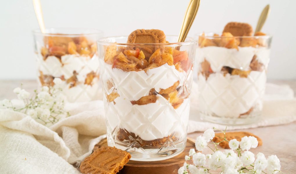 Appel speculoos trifle